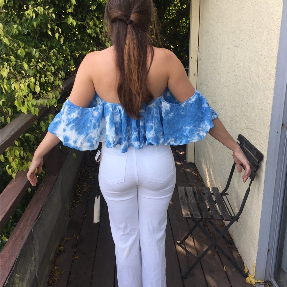 Off the shoulder tie dye top - Picture 6 of 7